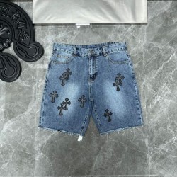 2024SS Beautiful color check spring/summer CHROME HEARTS denim pants