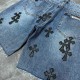2024SS Beautiful color check spring/summer CHROME HEARTS denim pants 2024SS Beautiful color check spring/summer CHROME HEARTS denim pants