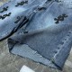2024SS Beautiful color check spring/summer CHROME HEARTS denim pants 2024SS Beautiful color check spring/summer CHROME HEARTS denim pants