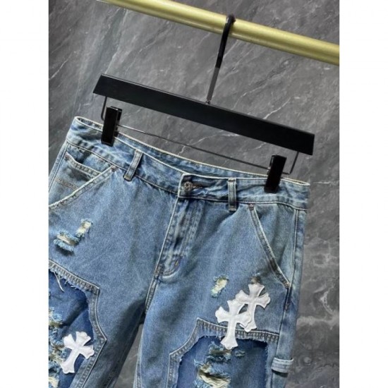 2024SS Great coordination CHROME HEARTS Denim pants 2024SS Great coordination CHROME HEARTS Denim pants