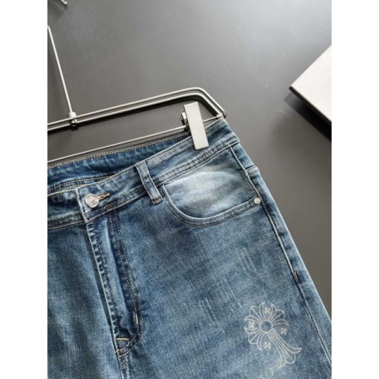 2024SS Luxury UP! CHROME HEARTS Men's Jeans 2024SS Luxury UP! CHROME HEARTS Men's Jeans