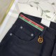 2024SS This season's hottest trend GUCCI Gucci jeans 2024SS This season's hottest trend GUCCI Gucci jeans