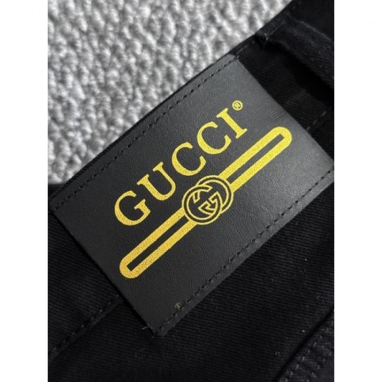 2024SS GUCCI Gucci men's jeans overflowing with a mature impression 2024SS GUCCI Gucci men's jeans overflowing with a mature impression