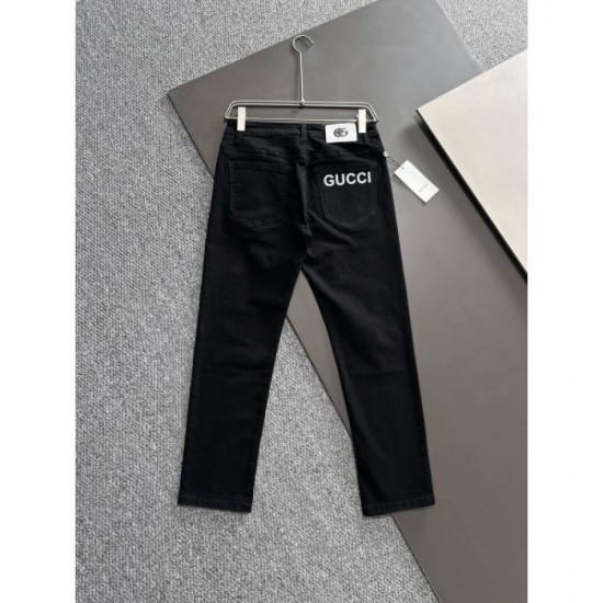 2024SS Full of adult atmosphere GUCCI Gucci men's jeans 2024SS Full of adult atmosphere GUCCI Gucci men's jeans
