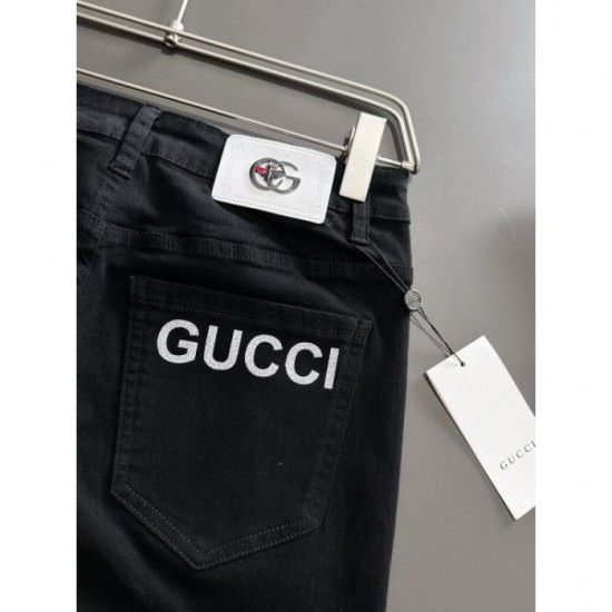 2024SS Full of adult atmosphere GUCCI Gucci men's jeans 2024SS Full of adult atmosphere GUCCI Gucci men's jeans