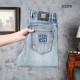 2024SS Fashionable Advanced GIVENCHY Jeans 2024SS Fashionable Advanced GIVENCHY Jeans