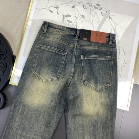 2024SS Adult style perfect for everyday use HERMES Jeans 2024SS Adult style perfect for everyday use HERMES Jeans
