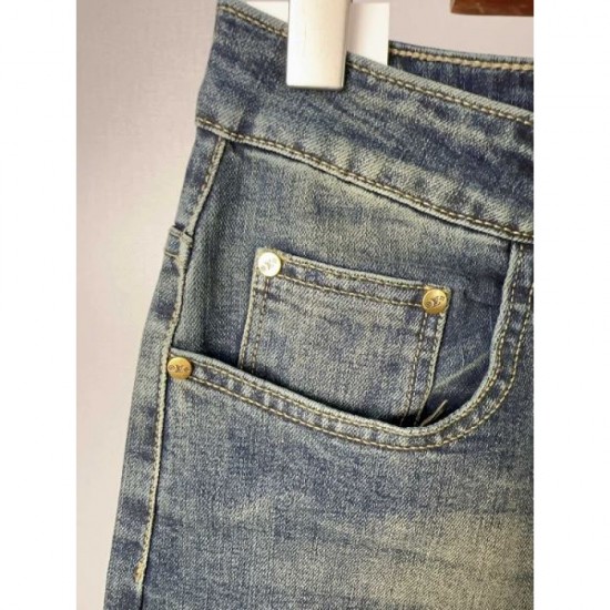 2024SS Summer Popular Standard LOUIS VUITTON Louis Vuitton Jeans 2024SS Summer Popular Standard LOUIS VUITTON Louis Vuitton Jeans