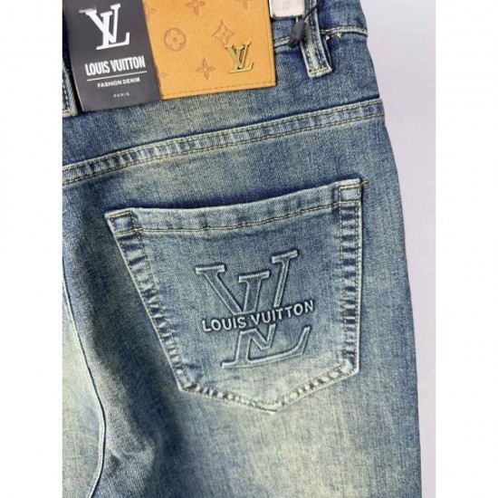 2024SS Summer Popular Standard LOUIS VUITTON Louis Vuitton Jeans 2024SS Summer Popular Standard LOUIS VUITTON Louis Vuitton Jeans