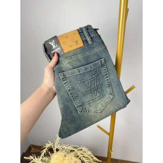 2024SS Summer Popular Standard LOUIS VUITTON Louis Vuitton Jeans 2024SS Summer Popular Standard LOUIS VUITTON Louis Vuitton Jeans