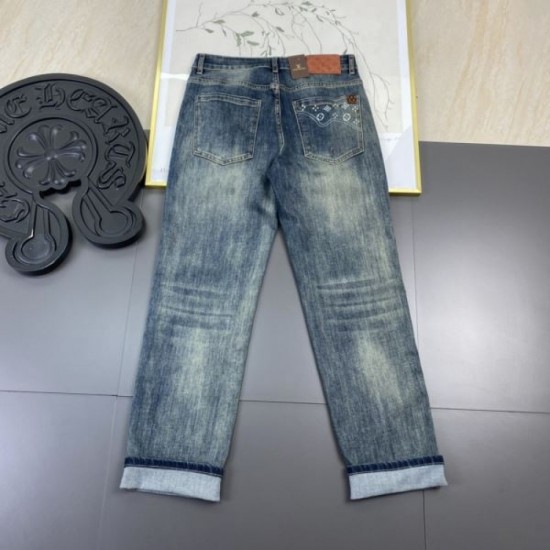 2024SS Popular Spring/Summer New Items LOUIS VUITTON Louis Vuitton Jeans 2024SS Popular Spring/Summer New Items LOUIS VUITTON Louis Vuitton Jeans