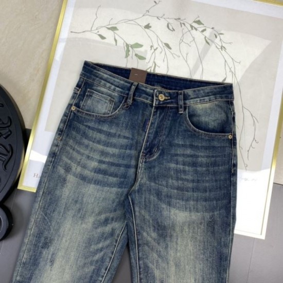 2024SS Popular Spring/Summer New Items LOUIS VUITTON Louis Vuitton Jeans 2024SS Popular Spring/Summer New Items LOUIS VUITTON Louis Vuitton Jeans