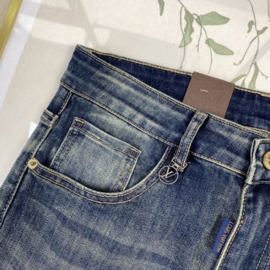 2024SS Popular Spring/Summer New Items LOUIS VUITTON Louis Vuitton Jeans 2024SS Popular Spring/Summer New Items LOUIS VUITTON Louis Vuitton Jeans