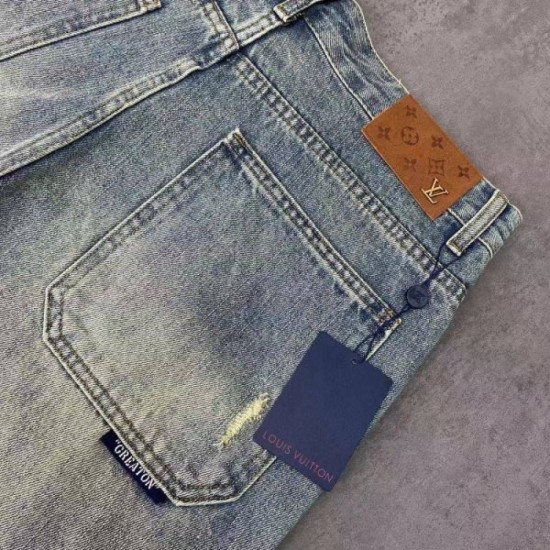 2024SS Comfort Satisfaction 100% LOUIS VUITTON Jeans 2024SS Comfort Satisfaction 100% LOUIS VUITTON Jeans