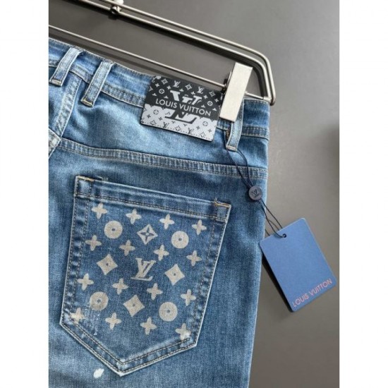 2024SS Latest Design LOUIS VUITTON Men's Jeans 2024SS Latest Design LOUIS VUITTON Men's Jeans