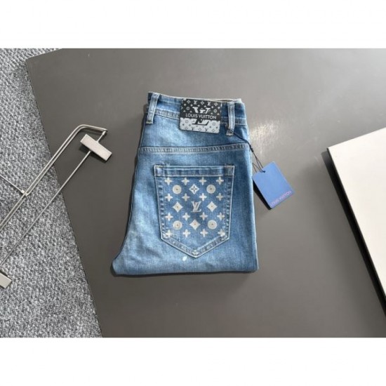 2024SS Latest Design LOUIS VUITTON Men's Jeans 2024SS Latest Design LOUIS VUITTON Men's Jeans