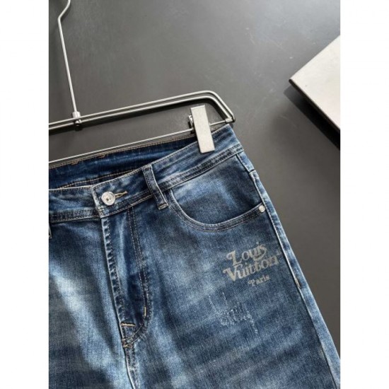 2024SS Stock Clearance SALE LOUIS VUITTON Men's Jeans 2024SS Stock Clearance SALE LOUIS VUITTON Men's Jeans