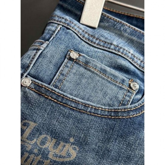 2024SS Stock Clearance SALE LOUIS VUITTON Men's Jeans 2024SS Stock Clearance SALE LOUIS VUITTON Men's Jeans