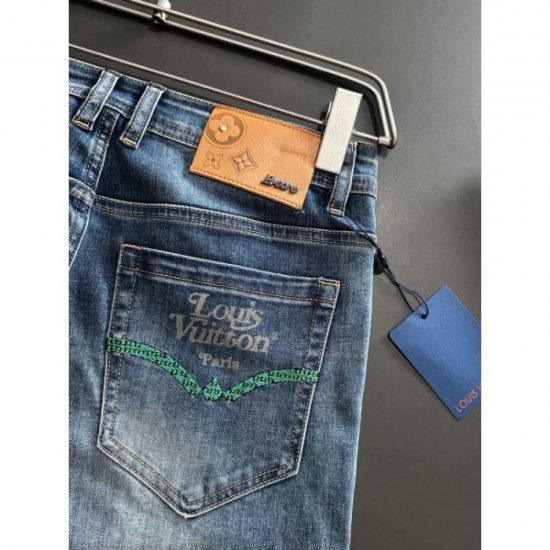 2024SS Stock Clearance SALE LOUIS VUITTON Men's Jeans 2024SS Stock Clearance SALE LOUIS VUITTON Men's Jeans