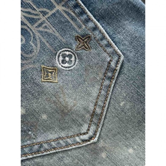 2024SS In Stock Immediately Available LOUIS VUITTON Men's Jeans 2024SS In Stock Immediately Available LOUIS VUITTON Men's Jeans