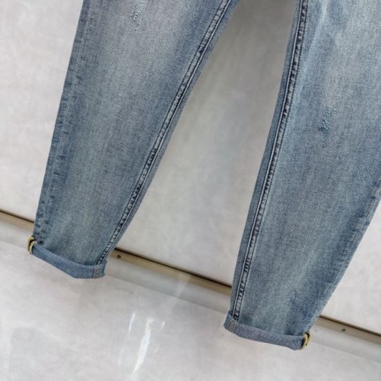 2024SS Scandinavian brand LOUIS VUITTON Louis Vuitton men's jeans 2024SS Scandinavian brand LOUIS VUITTON Louis Vuitton men's jeans