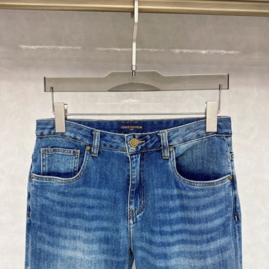 2024SS Popular Sale LOUIS VUITTON Men's Jeans 2024SS Popular Sale LOUIS VUITTON Men's Jeans