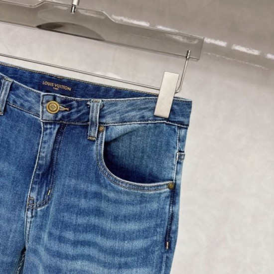 2024SS Popular Sale LOUIS VUITTON Men's Jeans 2024SS Popular Sale LOUIS VUITTON Men's Jeans