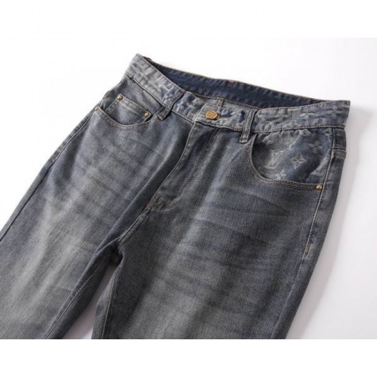 2024SS Cheap & High Quality LOUIS VUITTON Men's Jeans 2024SS Cheap & High Quality LOUIS VUITTON Men's Jeans