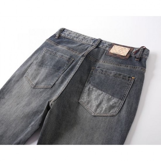 2024SS Cheap & High Quality LOUIS VUITTON Men's Jeans 2024SS Cheap & High Quality LOUIS VUITTON Men's Jeans