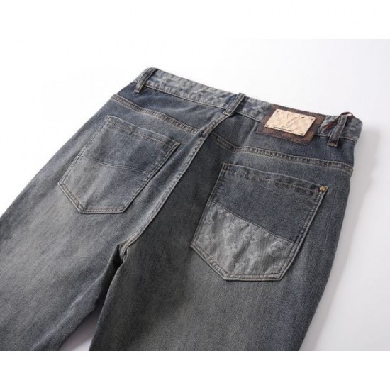 2024SS Cheap & High Quality LOUIS VUITTON Men's Jeans 2024SS Cheap & High Quality LOUIS VUITTON Men's Jeans