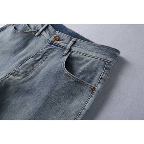 2024SS Low Price High Quality LOUIS VUITTON Men's Jeans 2024SS Low Price High Quality LOUIS VUITTON Men's Jeans
