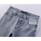 2024SS Stylish with just one piece LOUIS VUITTON Men's jeans 2024SS Stylish with just one piece LOUIS VUITTON Men's jeans