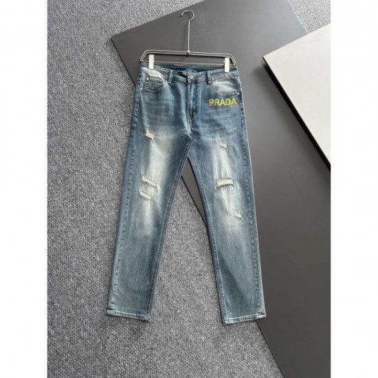 2024SS Overseas Limited Spring/Summer Arrival PRADA Men's Jeans 2024SS Overseas Limited Spring/Summer Arrival PRADA Men's Jeans