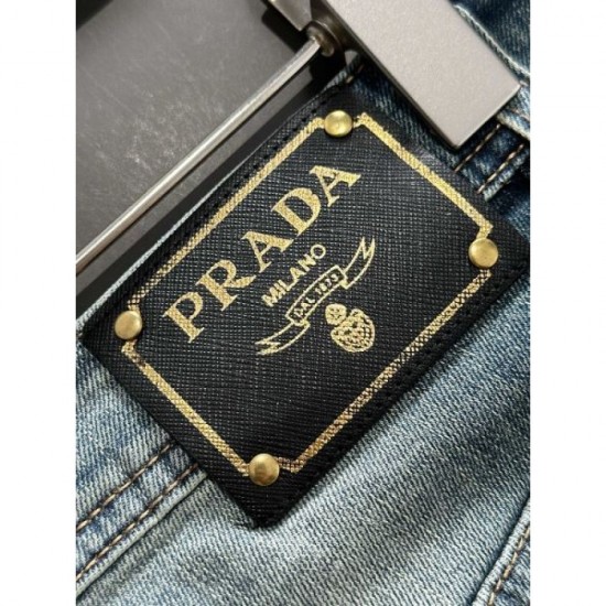 2024SS Overseas Limited Spring/Summer Arrival PRADA Men's Jeans 2024SS Overseas Limited Spring/Summer Arrival PRADA Men's Jeans