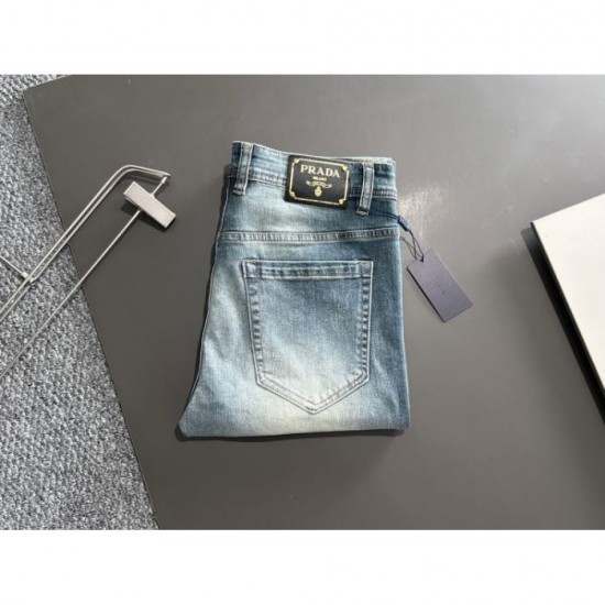 2024SS Overseas Limited Spring/Summer Arrival PRADA Men's Jeans 2024SS Overseas Limited Spring/Summer Arrival PRADA Men's Jeans