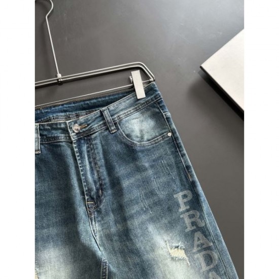 2024SS Hot New Summer New Products PRADA Men's Jeans 2024SS Hot New Summer New Products PRADA Men's Jeans