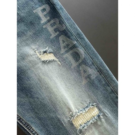 2024SS Hot New Summer New Products PRADA Men's Jeans 2024SS Hot New Summer New Products PRADA Men's Jeans