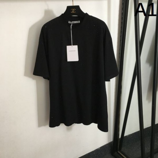 2024SS Short Sleeve T-shirt ALEXANDER WANG VIP Sale 2024SS Short Sleeve T-shirt ALEXANDER WANG VIP Sale
