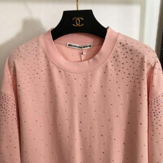 2024SS Short Sleeve T-shirt ALEXANDER WANG VIP Sale 2024SS Short Sleeve T-shirt ALEXANDER WANG VIP Sale