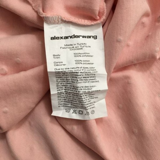 2024SS Short Sleeve T-shirt ALEXANDER WANG VIP Sale 2024SS Short Sleeve T-shirt ALEXANDER WANG VIP Sale