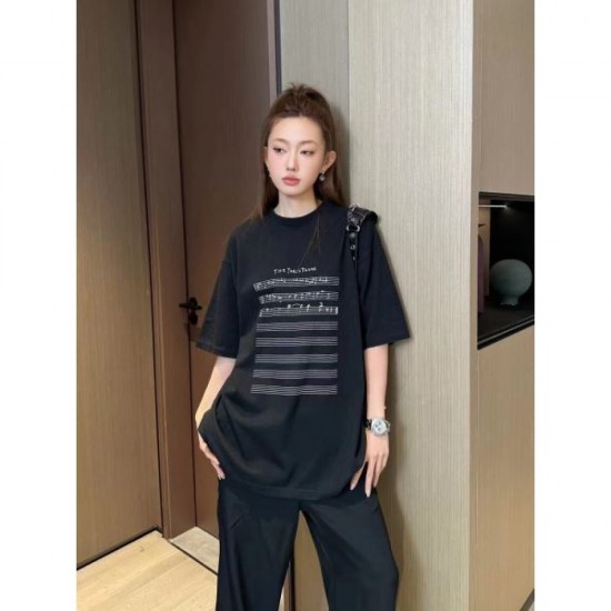 2024SS short sleeve T-shirt BALENCIAGA Balenciaga spring new arrivals attention 2024SS short sleeve T-shirt BALENCIAGA Balenciaga spring new arrivals attention