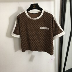 2024SS Short Sleeve T-Shirt BALMAIN New in Spring/Summer Collection