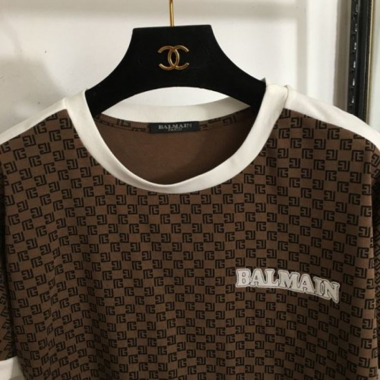 2024SS Short Sleeve T-Shirt BALMAIN New in Spring/Summer Collection 2024SS Short Sleeve T-Shirt BALMAIN New in Spring/Summer Collection