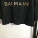 2024SS short sleeve T-shirt BALMAIN For an elegant casual outfit 2024SS short sleeve T-shirt BALMAIN For an elegant casual outfit