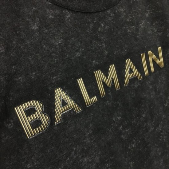 2024SS short sleeve T-shirt BALMAIN For an elegant casual outfit 2024SS short sleeve T-shirt BALMAIN For an elegant casual outfit