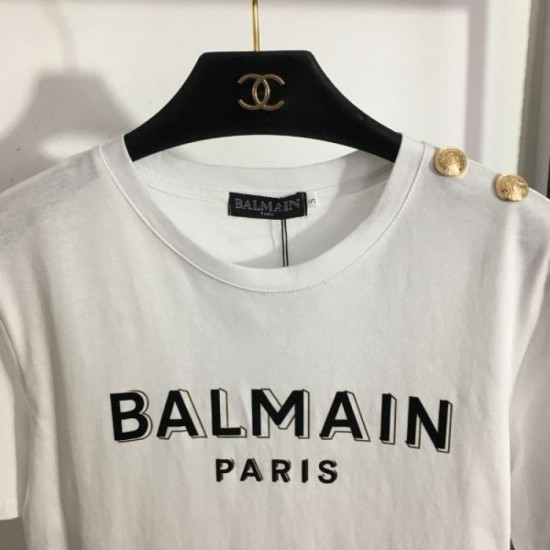2024SS Short Sleeve T-shirt BALMAIN Popular styles that sold this year 2024SS Short Sleeve T-shirt BALMAIN Popular styles that sold this year