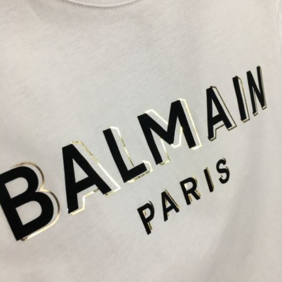 2024SS Short Sleeve T-shirt BALMAIN Popular styles that sold this year 2024SS Short Sleeve T-shirt BALMAIN Popular styles that sold this year