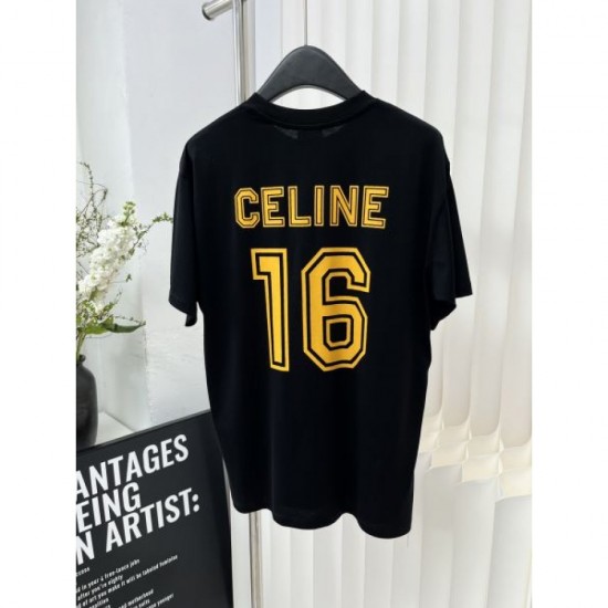 2024SS Short Sleeve T-shirt CELINE Celine's highly popular spring/summer new item 2024SS Short Sleeve T-shirt CELINE Celine's highly popular spring/summer new item