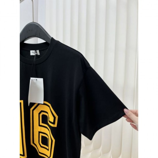 2024SS Short Sleeve T-shirt CELINE Celine's highly popular spring/summer new item 2024SS Short Sleeve T-shirt CELINE Celine's highly popular spring/summer new item