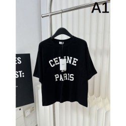 2024SS short sleeve T-shirt CELINE Celine Popular brand this season too